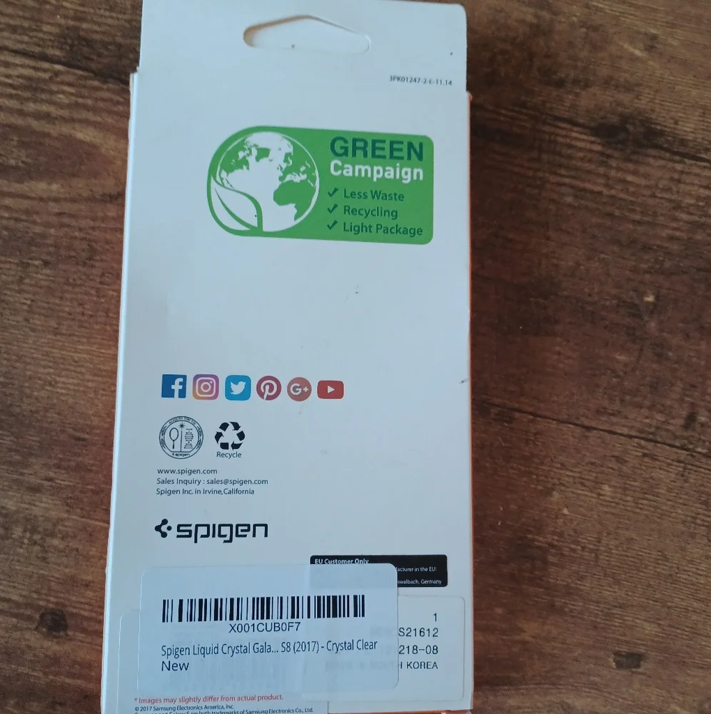 Spigen Samsung Galaxy S8 liquid crystal screen protector